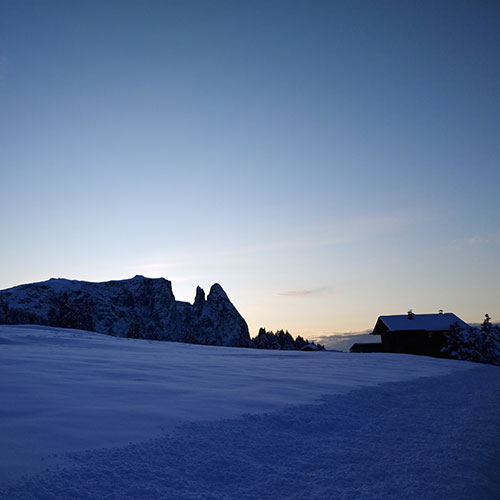 Der Schlern von der Seiser Alm