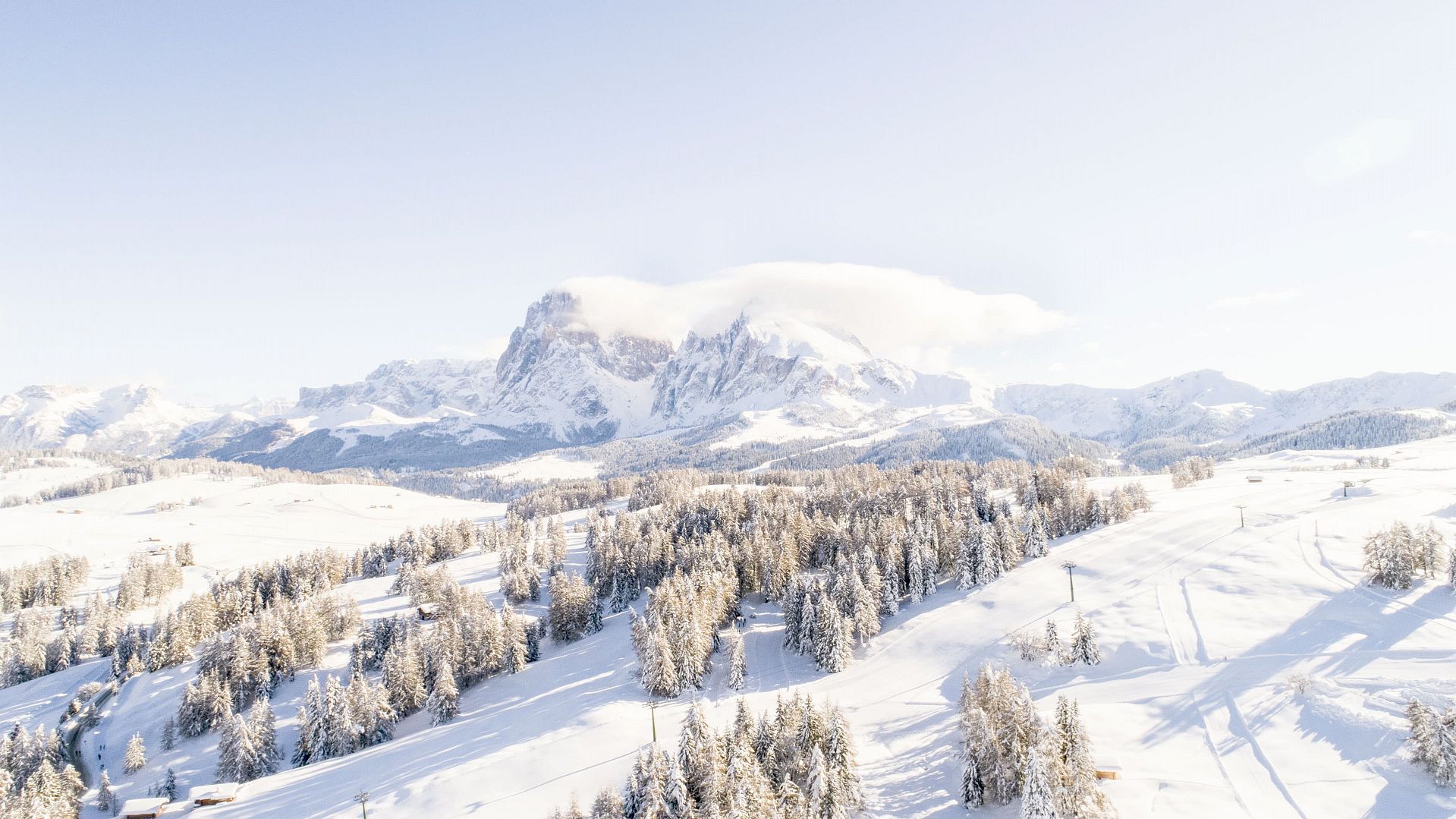Sassolungo and Sassopiatto, Alpe di Siusi